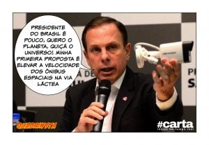 Quadrinsta - Doria segue campanha para presidência do planteta Terra