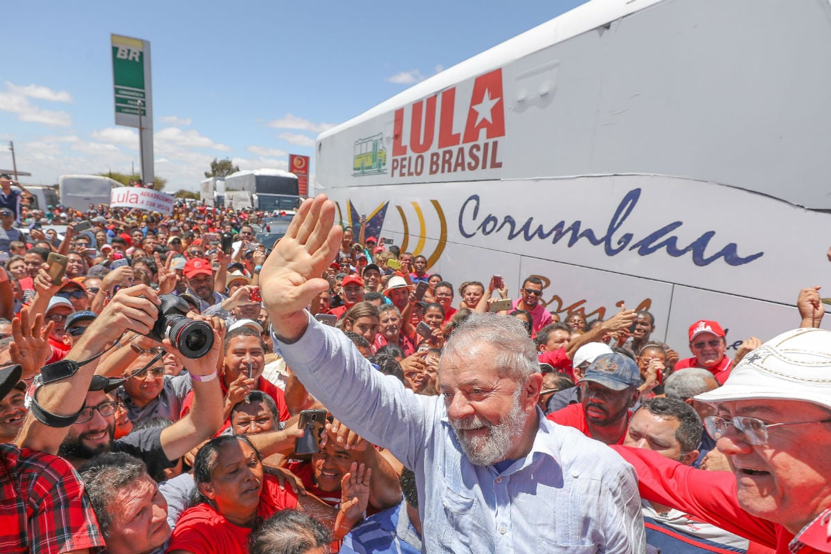 Lula em Marcolândia, no Piauí, nesta sexta-feira 1º  