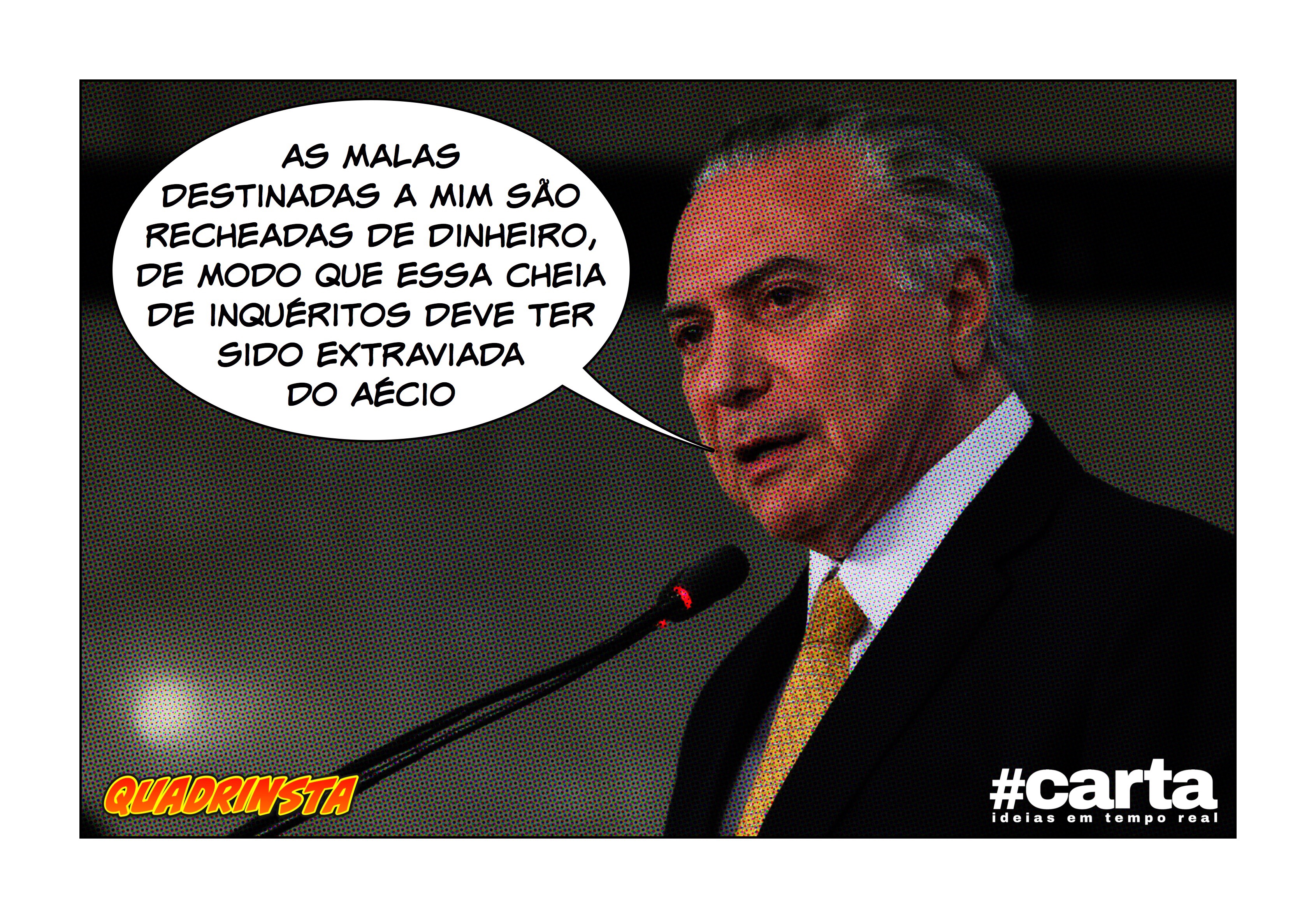 Quadrinsta – Inquéritos contra Temer não cabem mais em malas