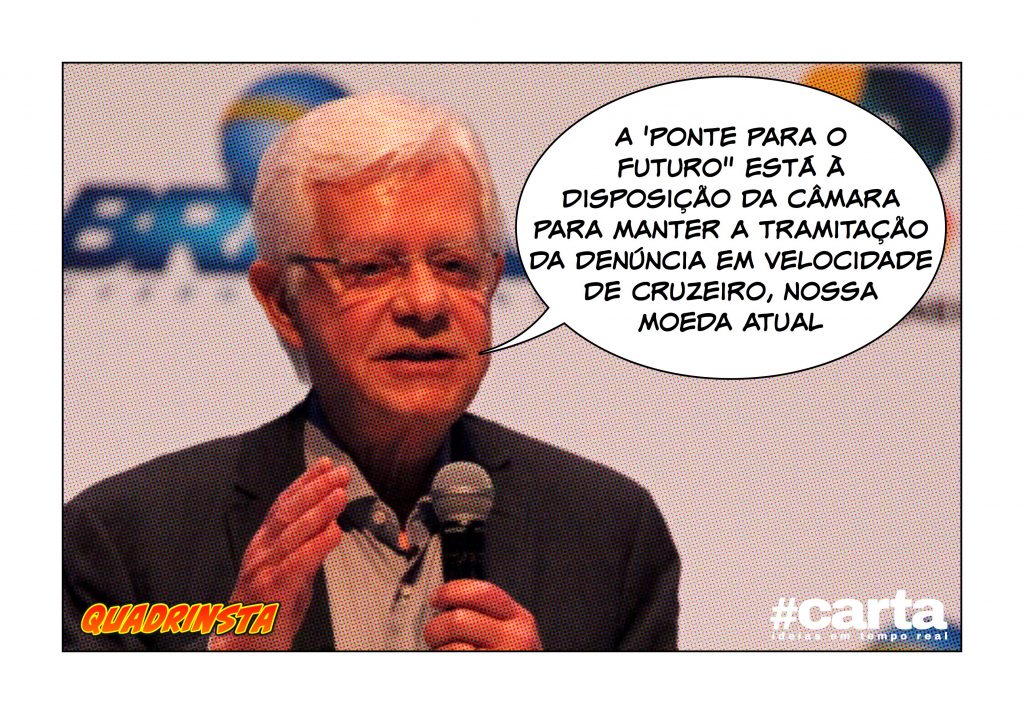 Quadrinsta – PMDB quer denúncia atravessando ‘ponte para futuro’