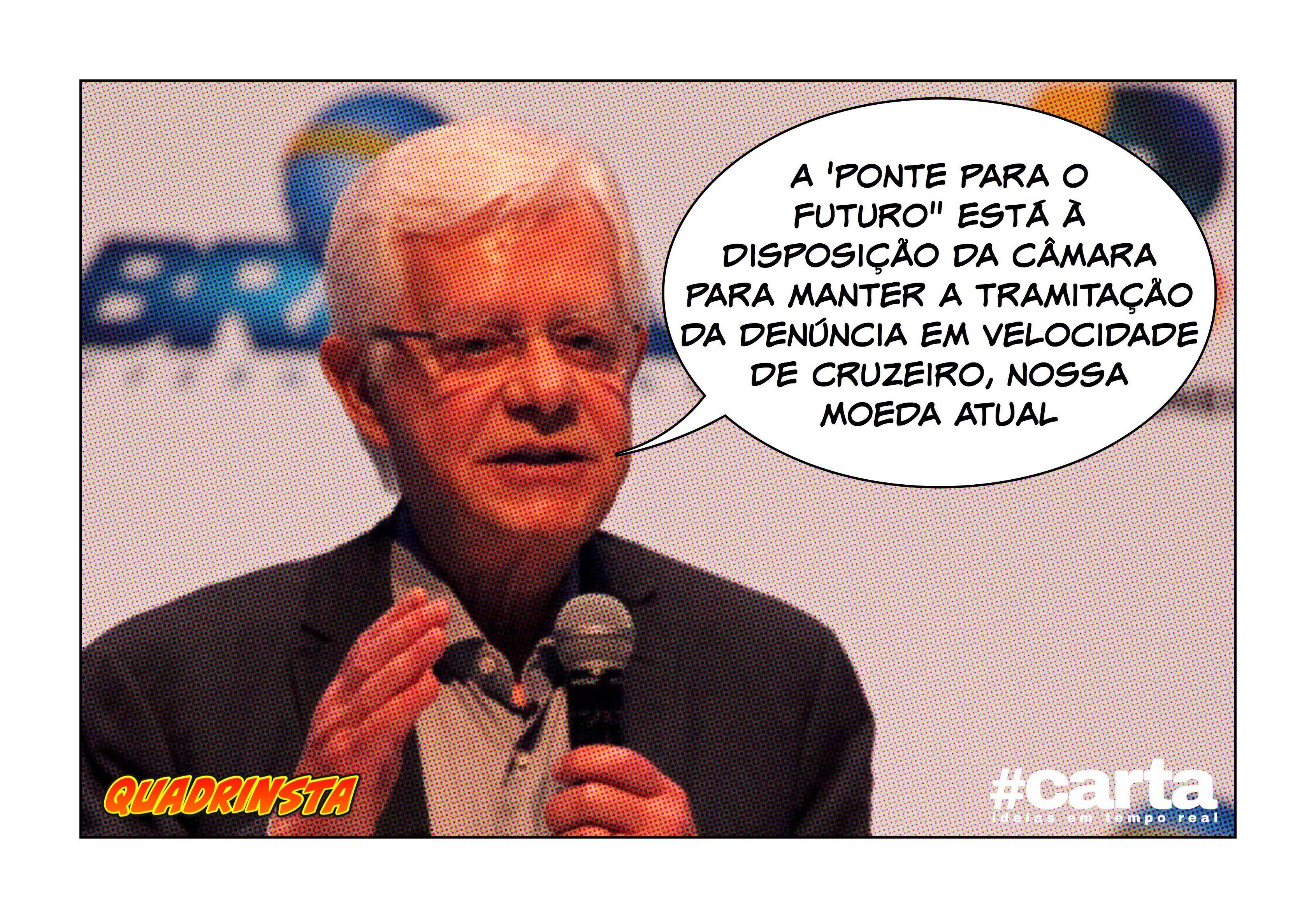 Quadrinsta – PMDB quer denúncia atravessando ‘ponte para futuro’