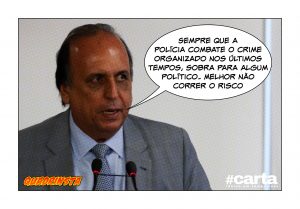 Quadrinsta - Pezão veta polícia por medo: 
