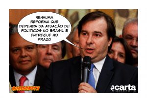 Quadrinsta - Reforma política será entregue só na próxima Olimpíada