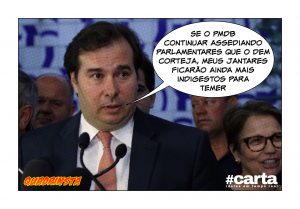 Quadrinsta - Temer é visto no gastro após jantar de Maia e Renan