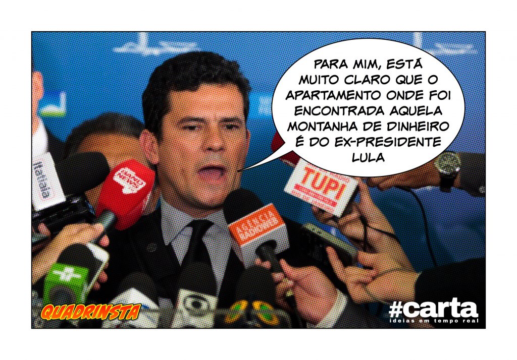 Quadrinsta – Moro acusa Lula de ser dono de “apê do dinheiro” na Bahia