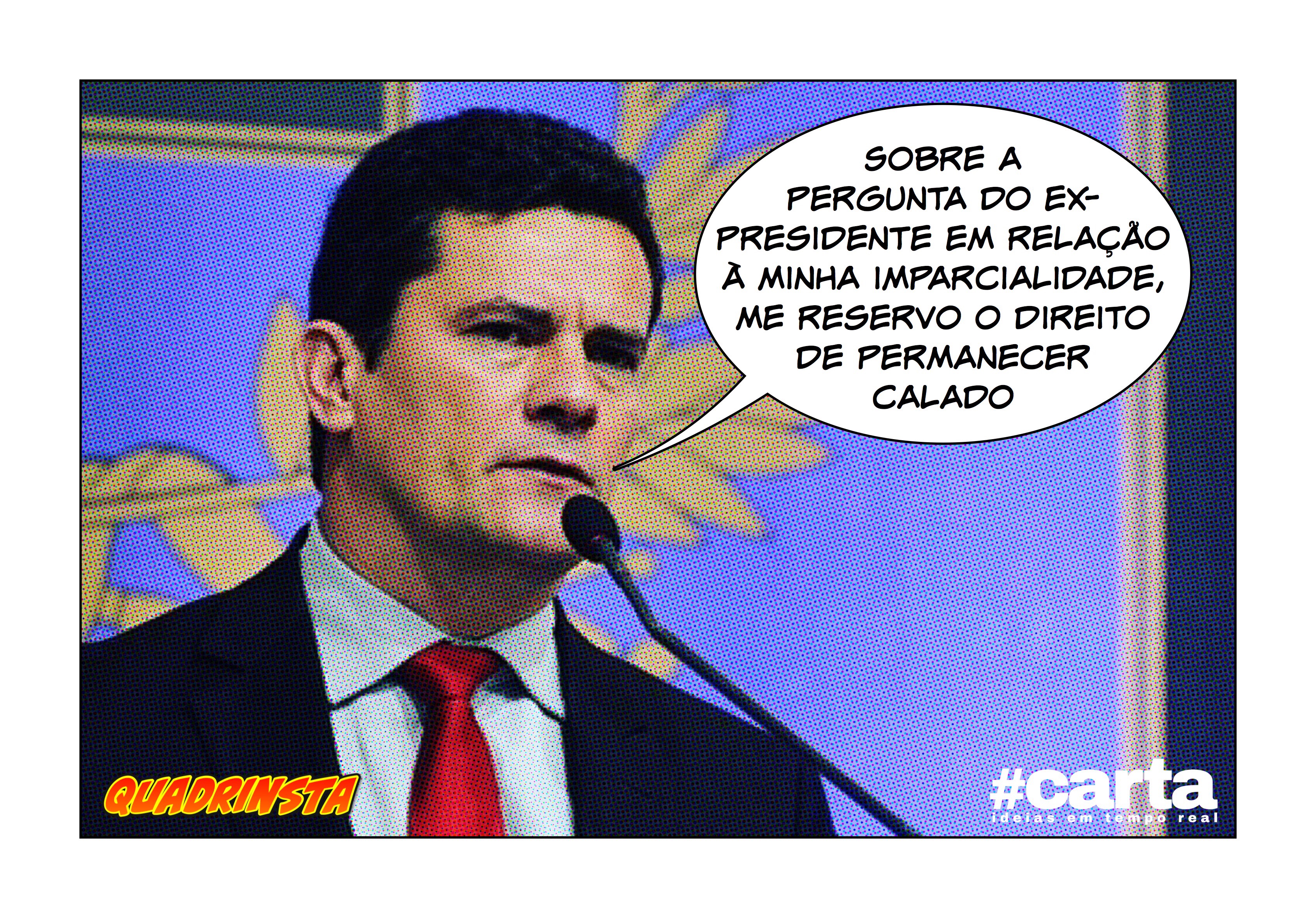 Quadrinsta – Lula pergunta e Moro se reserva o direito de ficar calado