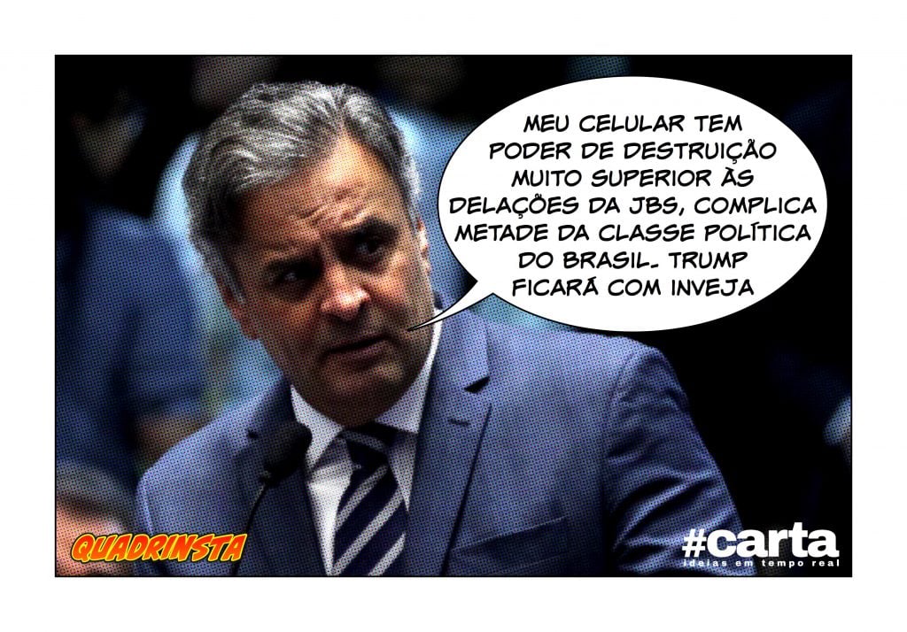 Quadrinsta – EUA recebem arma de destruição em massa: celular de Aécio