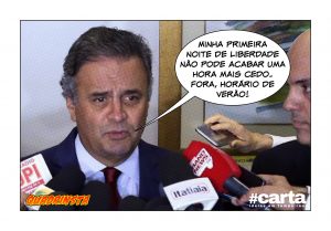 Quadrinsta - Aécio revoga horário de verão para aproveitar noite livre