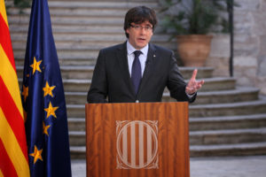 Presidente catalão afastado convoca 