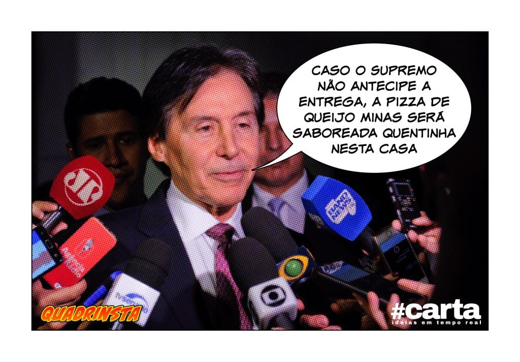 Quadrinsta – Senado agenda entrega de pizza de queijo Minas
