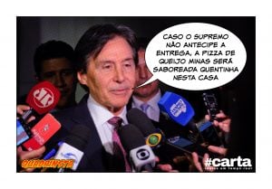 Quadrinsta - Senado agenda entrega de pizza de queijo Minas