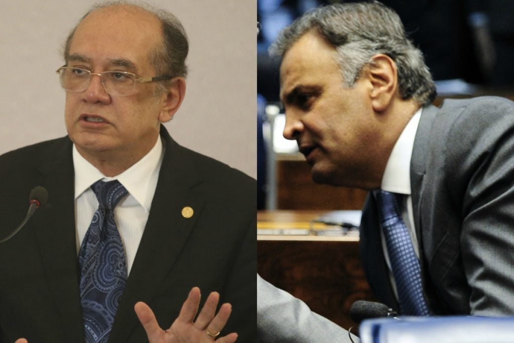 PF: Gilmar falou com Aécio no dia em que deu decisão favorável a ele