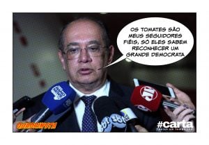 Quadrinsta - Gilmar Mendes tem 100% de popularidade entre tomates