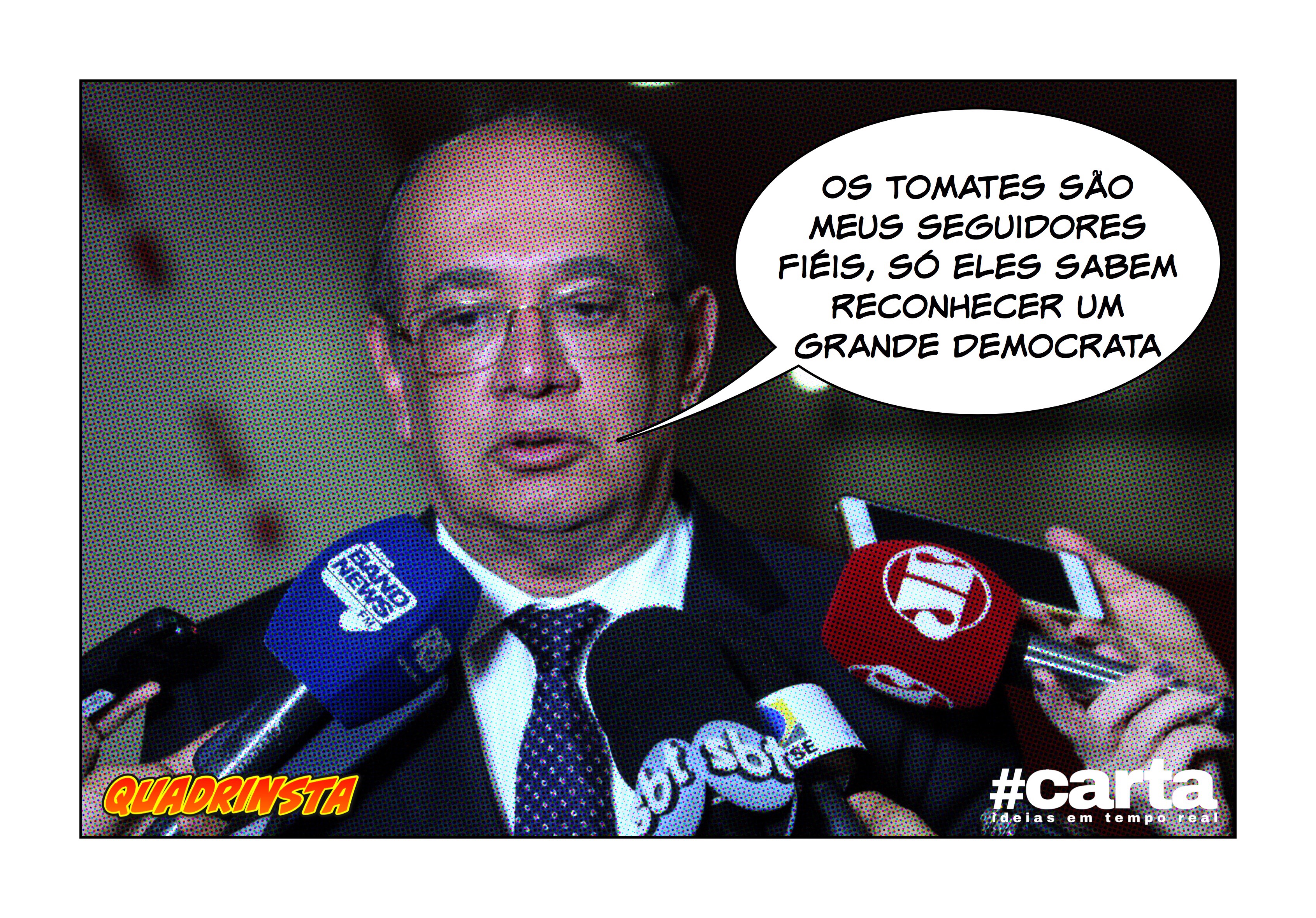 Quadrinsta – Gilmar Mendes tem 100% de popularidade entre tomates