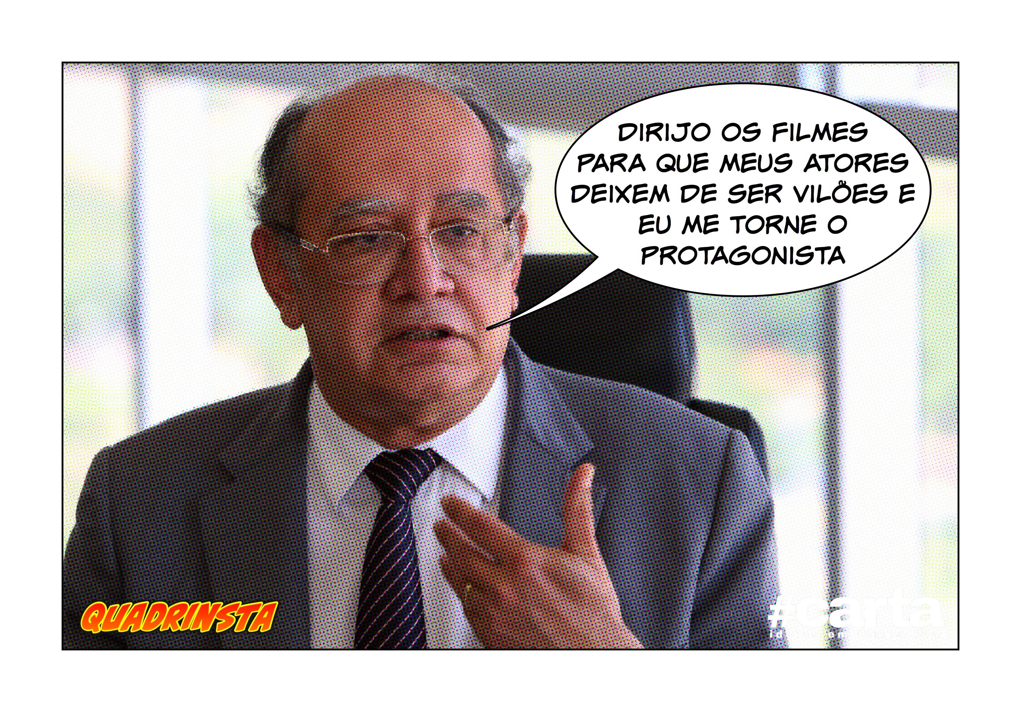 Quadrinsta – Drama de Cabral vira pastelão com diretor Gilmar Mendes