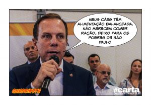 Quadrinsta - Cachorro de Doria recusa ração humana da prefeitura de SP