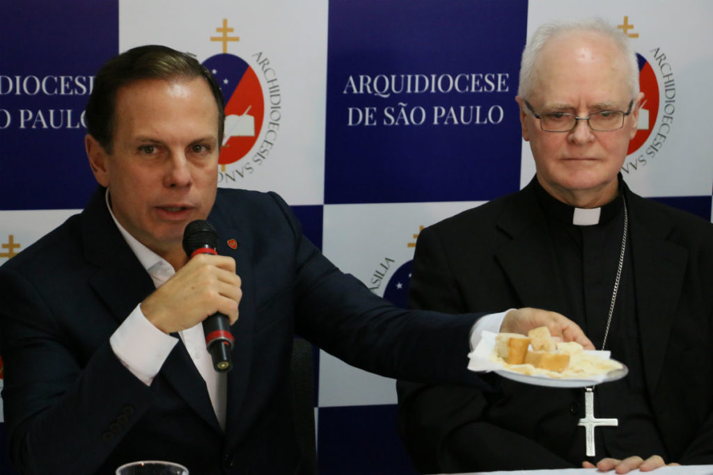 “O pobre tem fome, o pobre não tem hábito alimentar”, diz Doria