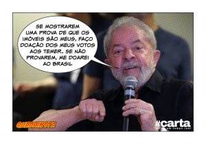 Quadrinsta - Lula promete doar popularidade a Temer se condenado