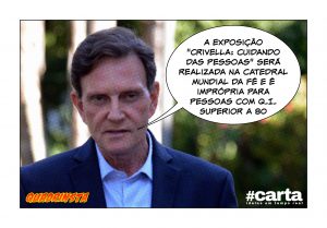 Quadrinsta - Exposição com ideias de Crivella choca população do RJ