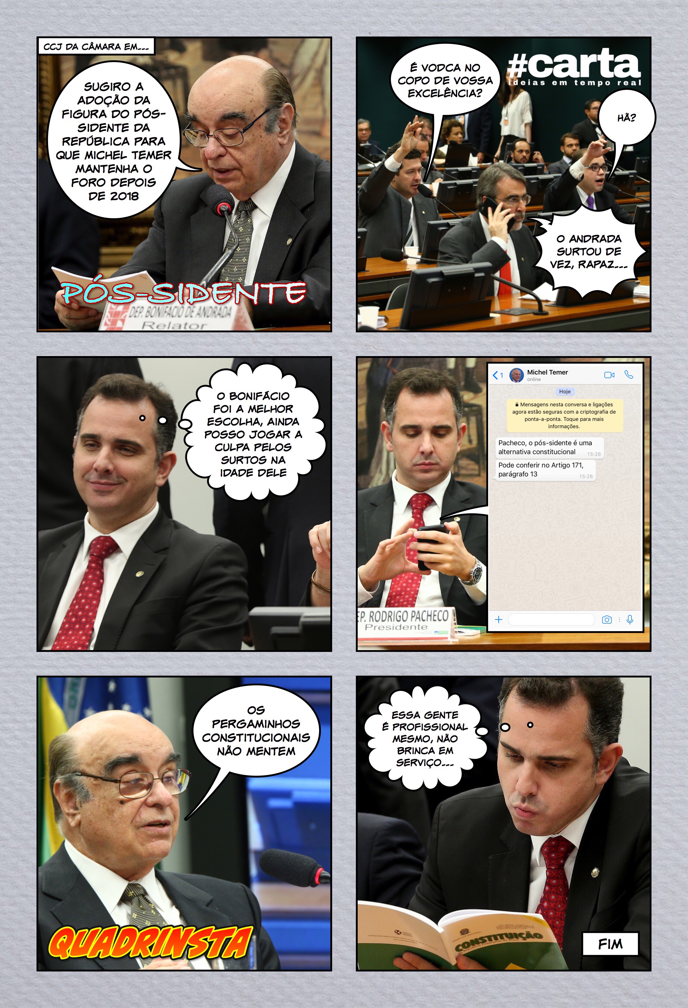 Semana em Quadrinsta – Pós-sidente