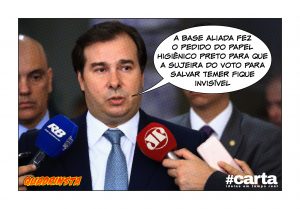Quadrinsta - Votos por Temer serão anotados em papel higiênico preto