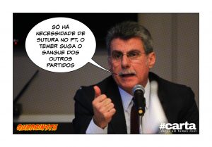 Quadrinsta - Curso de enfermagem de Jucá sutura apenas petistas