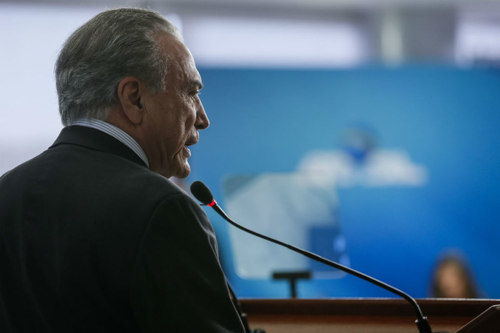 Dodge pede depoimento de Temer sobre corrupção no setor de portos