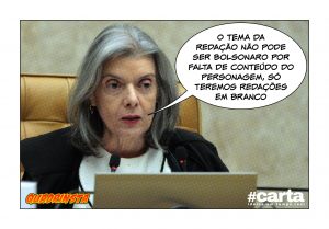 Quadrinsta - Enem proíbe Bolsonaro tema de redação por conteúdo nulo