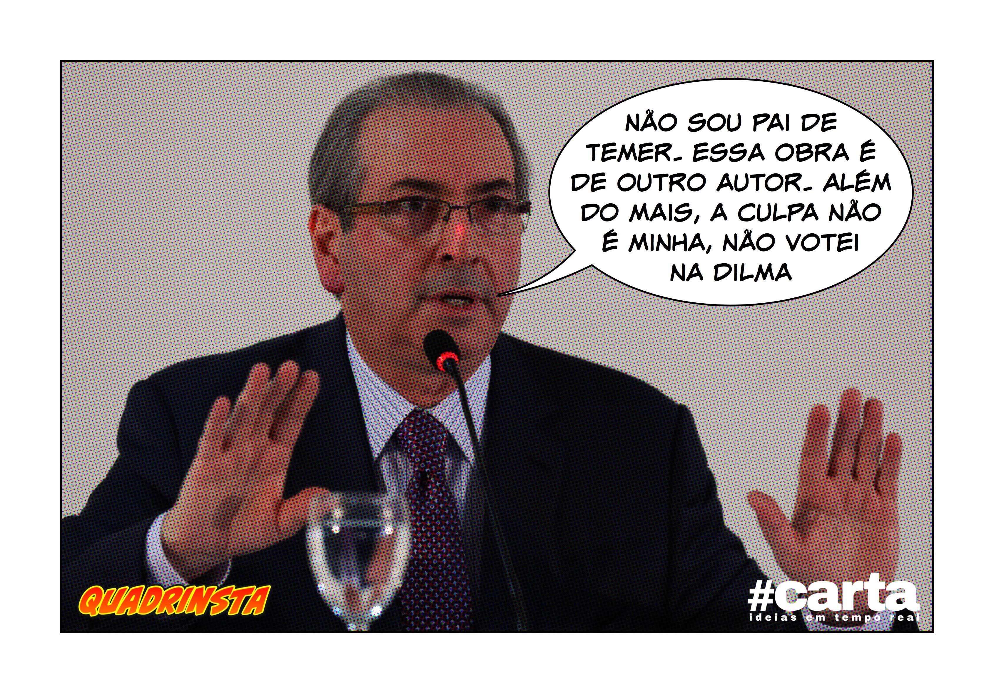 Quadrinsta – Cunha nega paternidade de Temer: “Filho feio não tem pai”