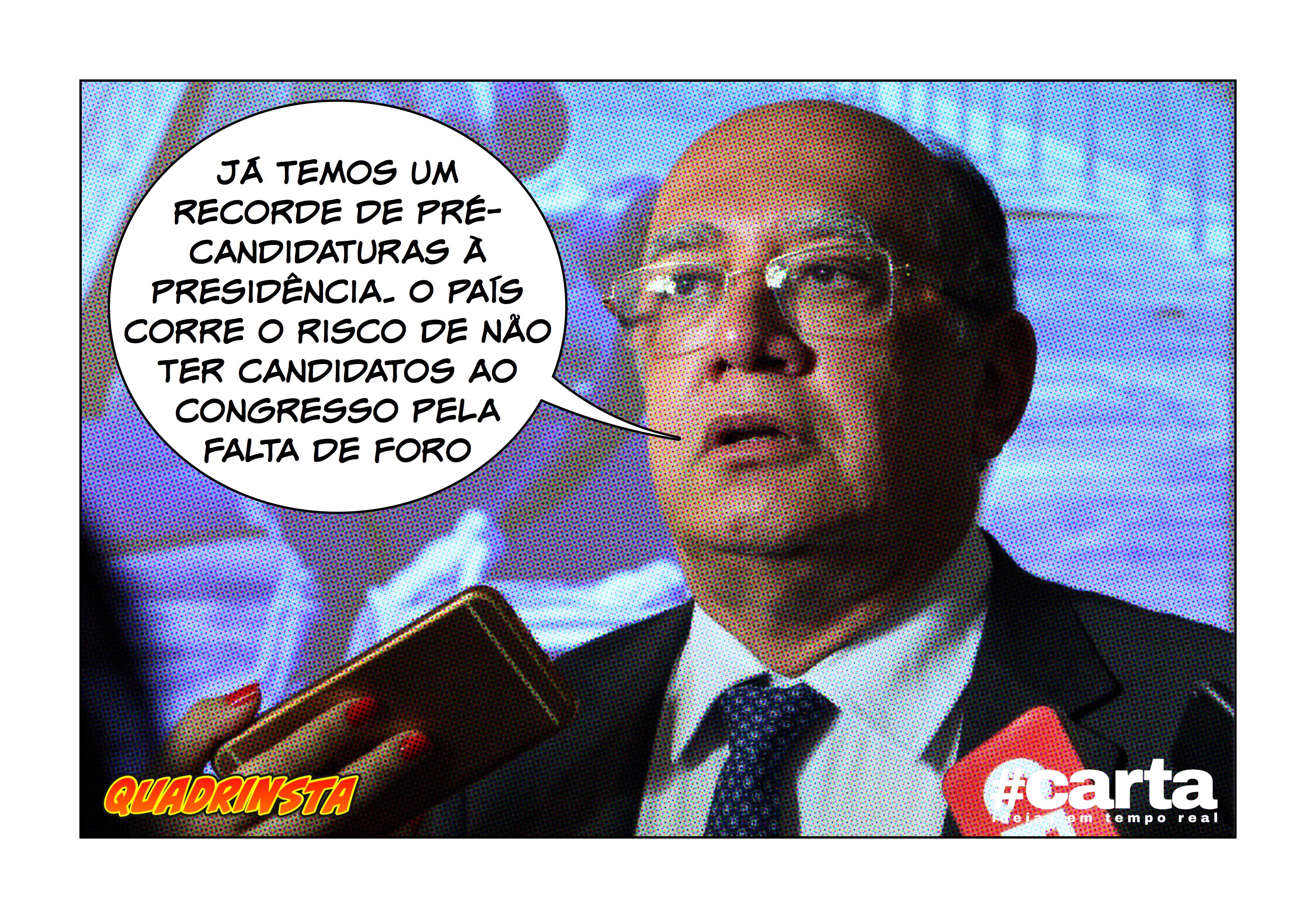 Candidato a presidente terá cinco dígitos em 2018 por foro restrito