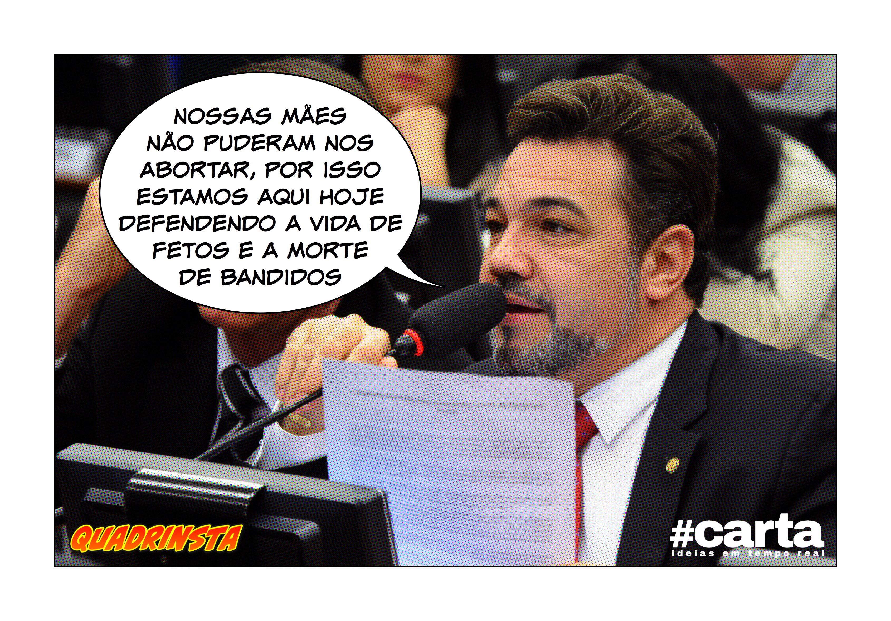 Quadrinsta – Aborto de deputados que criminalizaram prática vira sonho