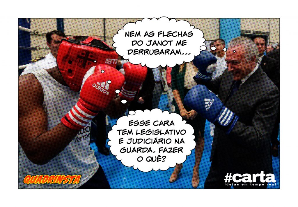 Quadrinsta – Pugilista acusa Temer de golpe baixo: “Ninguém derruba”