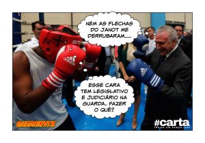 Quadrinsta - Pugilista acusa Temer de golpe baixo: “Ninguém derruba”