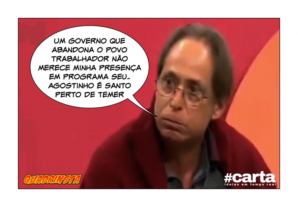 Agostinho não resiste a concorrência de Temer e abandona programa
