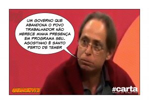 Agostinho não resiste a concorrência de Temer e abandona programa