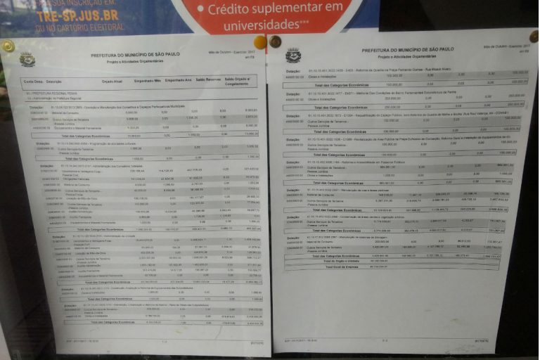 Quadro de avisos Penha