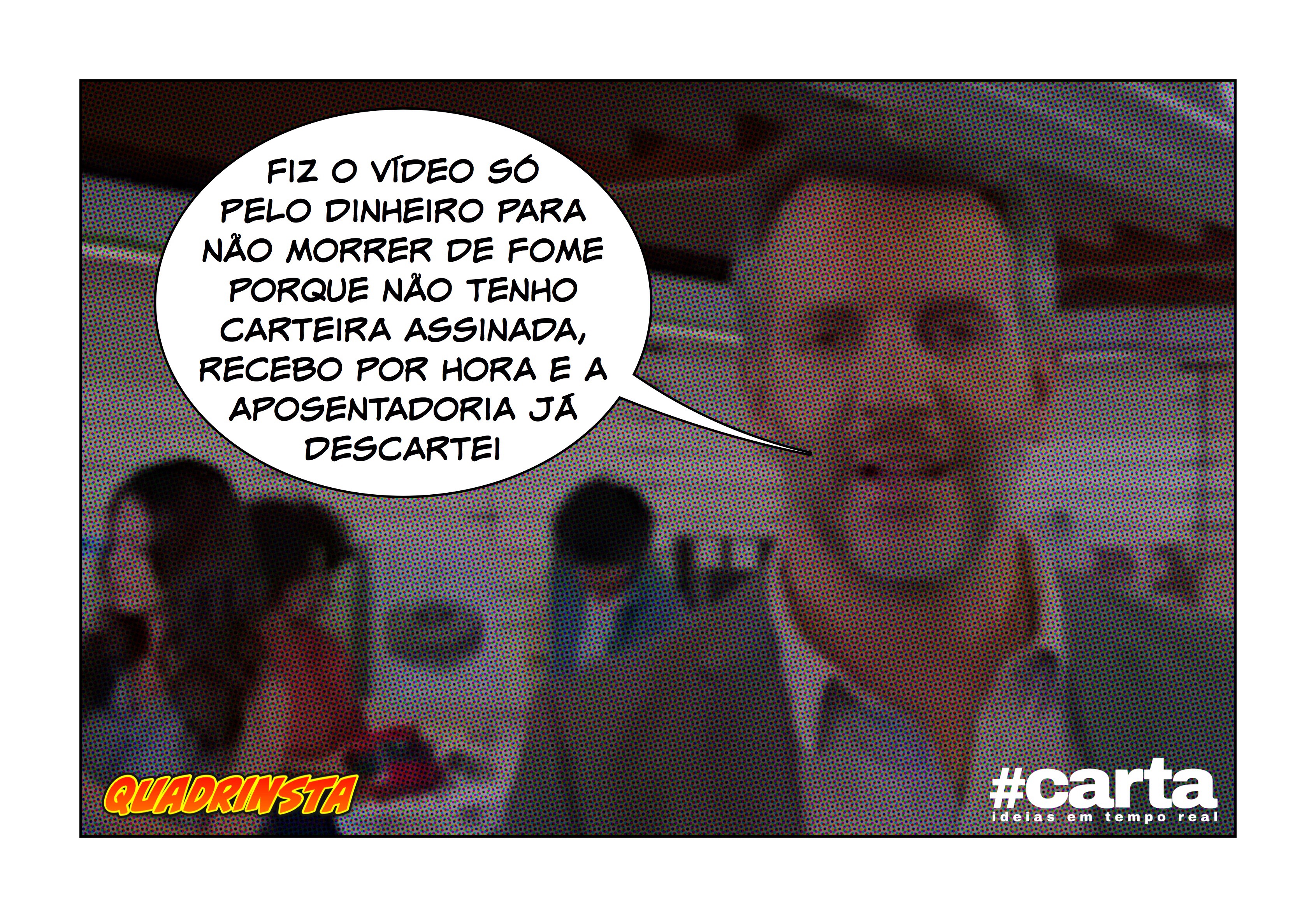 Ator de vídeo da reforma da previdência descobre que não se aposentará