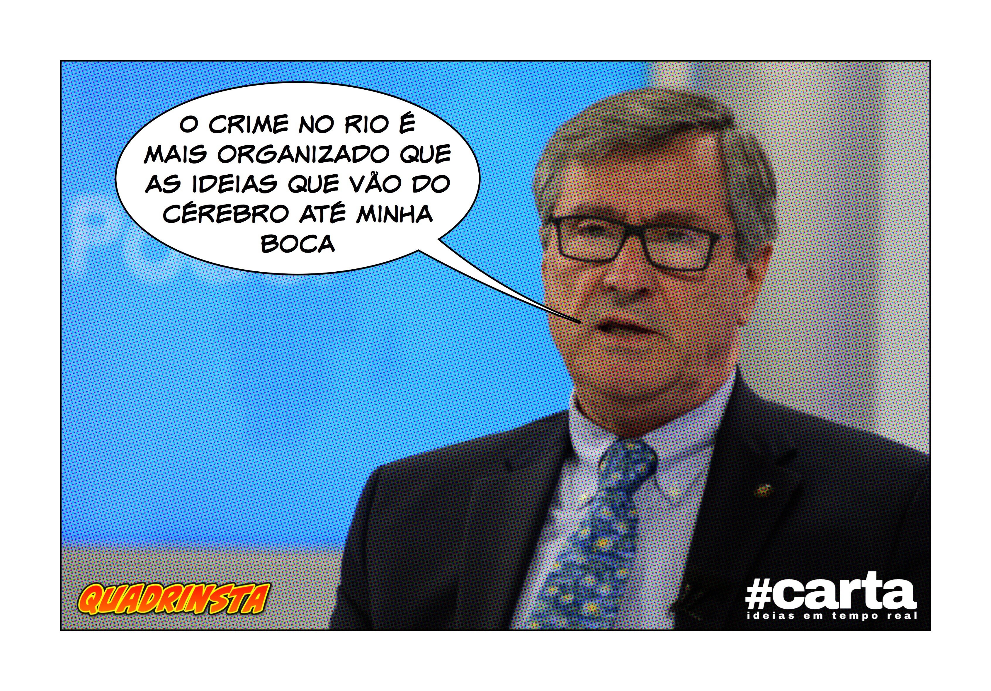 Quadrinsta – SUS: Distância entre cérebro e boca de Torquato é nula
