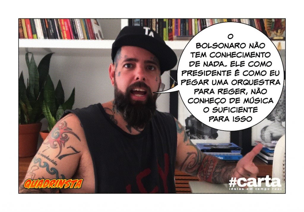 Tico Santa Cruz: “Lula seria mais eficiente se não fosse candidato”