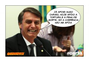 Jair Bolsonaro manda sua coerência para Venezuela