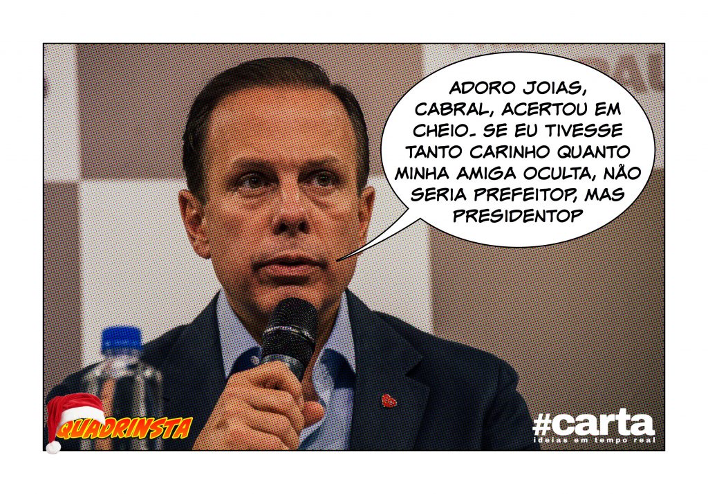 Amigo oculto Quadrinsta – João Doria