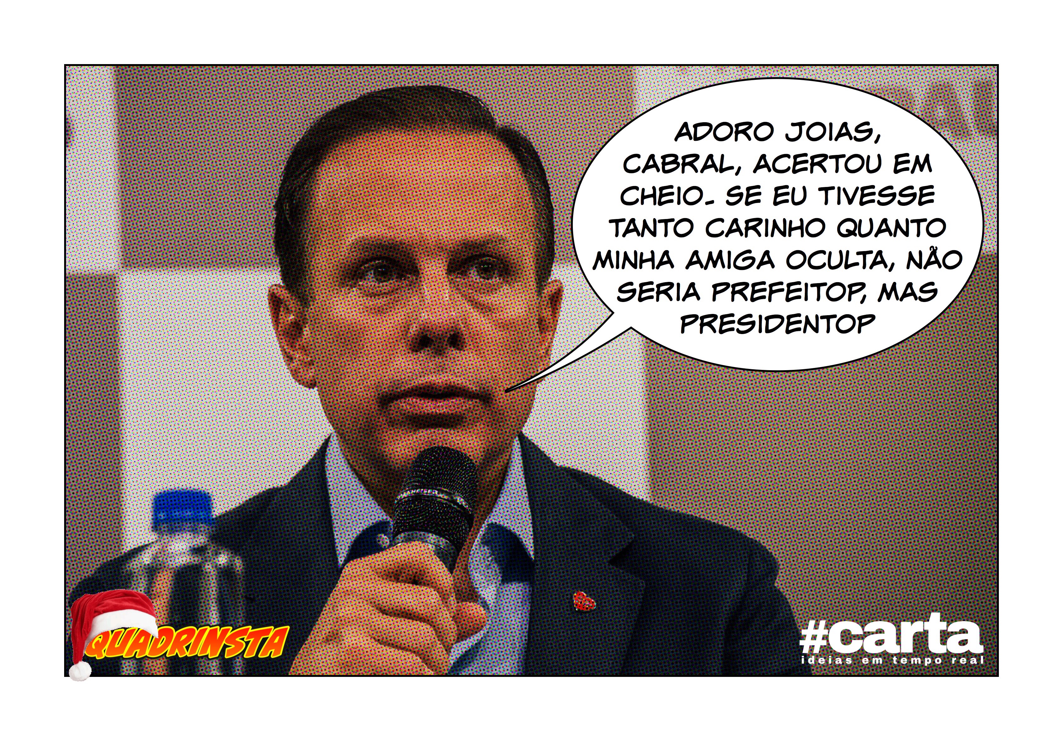 Amigo oculto Quadrinsta – João Doria