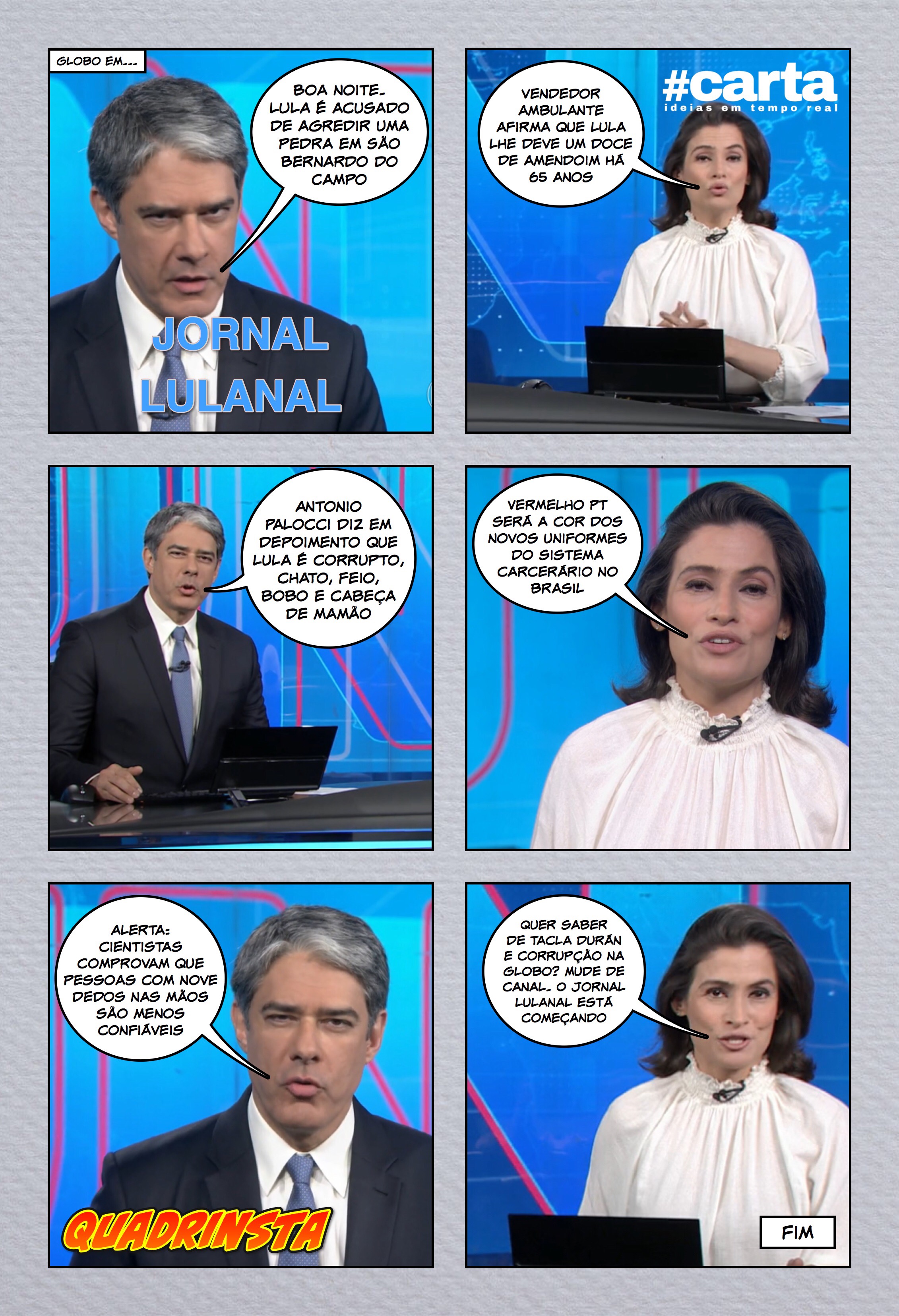 Semana em Quadrinsta – Jornal Lulanal