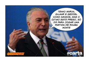 Temer cancela jogo festivo após constatar que tem apenas três amigos