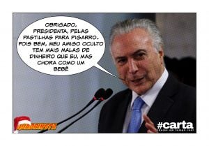 Amigo oculto Quadrinsta - Michel Temer