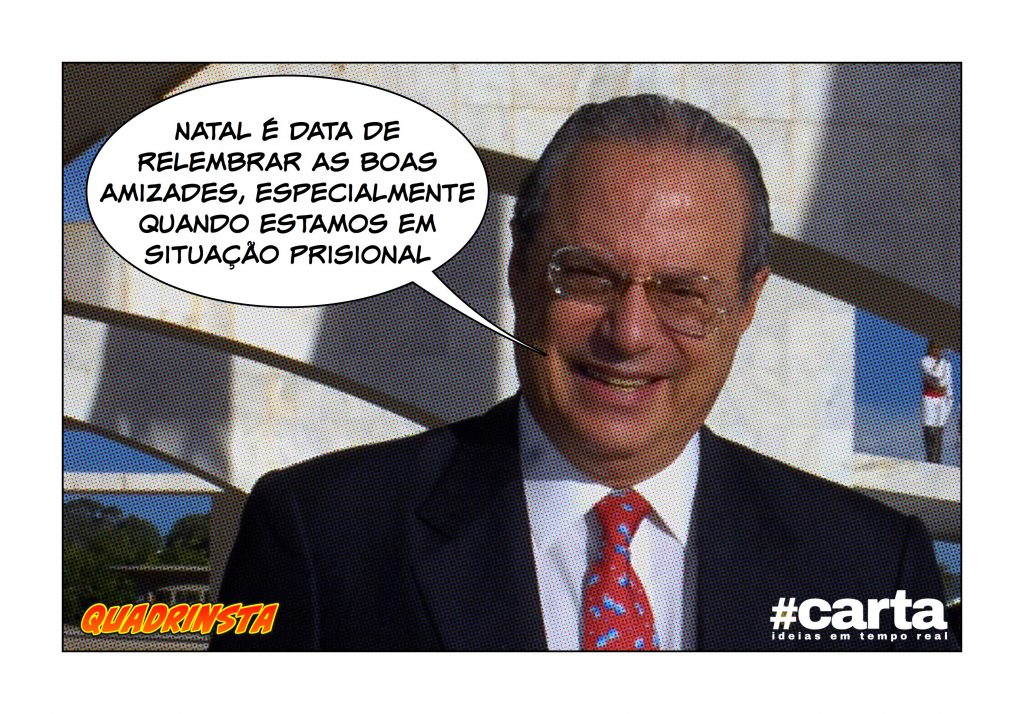 Cartão de Natal de Maluf a Gilmar Mendes chega antecipado por sedex
