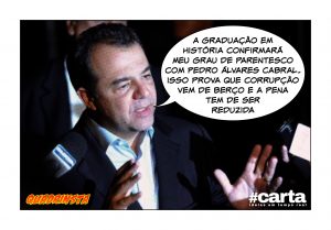 Cabral faz Enem para História em busca de parentesco com navegador