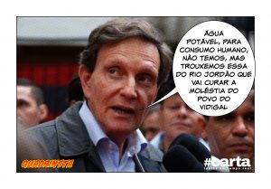 Crivella traz água do rio Jordão para curar surto de hepatite A no Rio