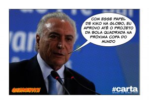Chaves na Globo faz Temer tentar papel de Kiko para divulgar reformas