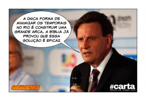 Após temporal, Crivella nomeia Noé e seleciona casais de cada espécie
